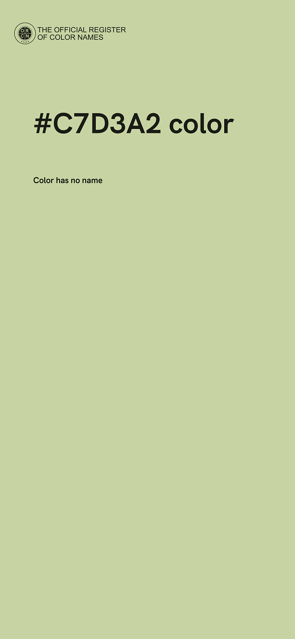 #C7D3A2 color image
