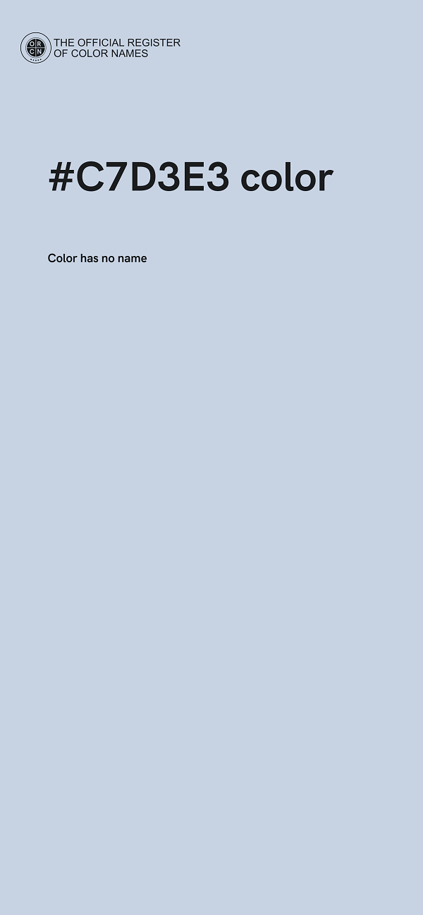 #C7D3E3 color image