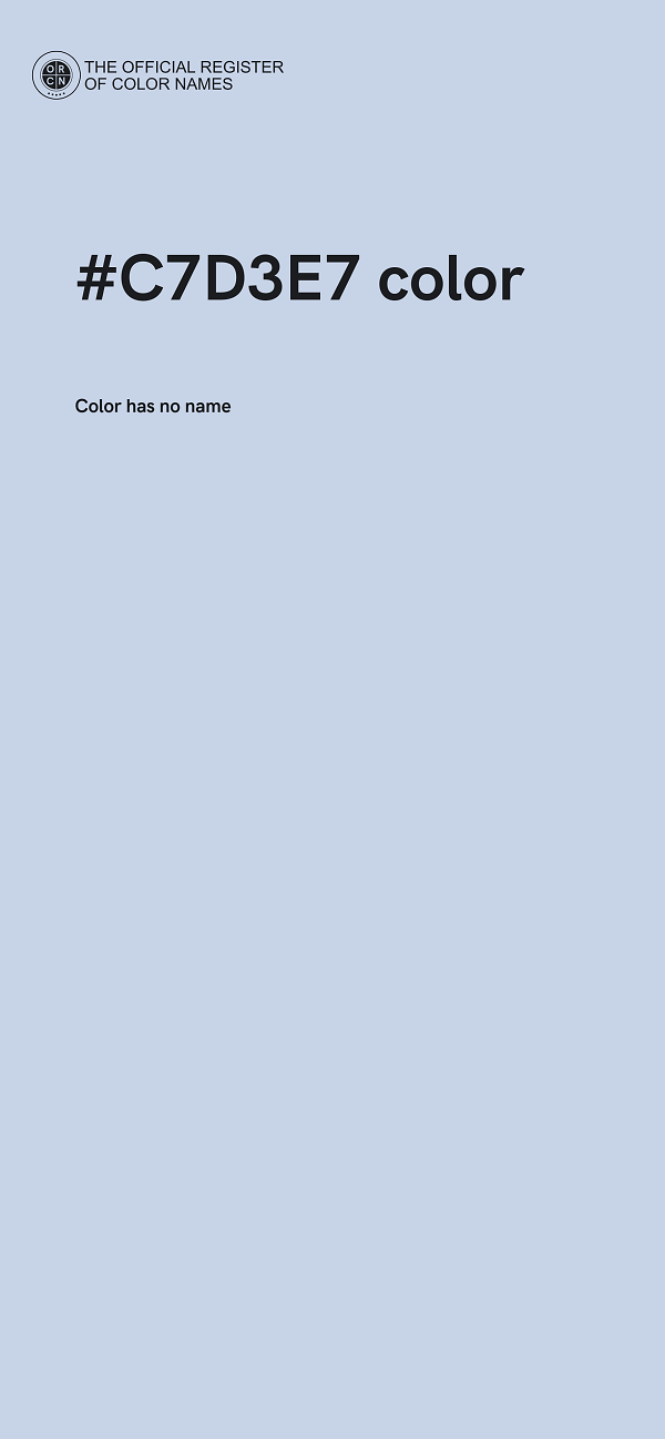 #C7D3E7 color image