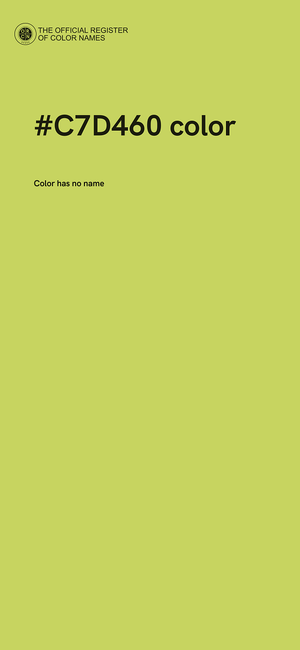 #C7D460 color image
