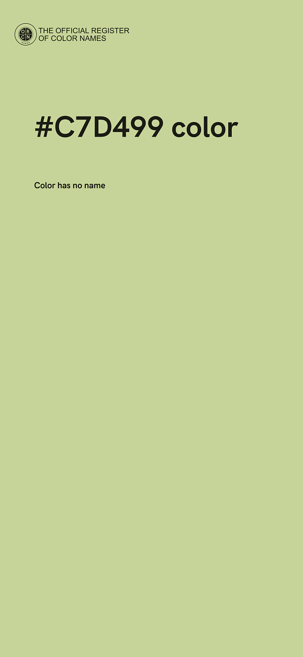 #C7D499 color image