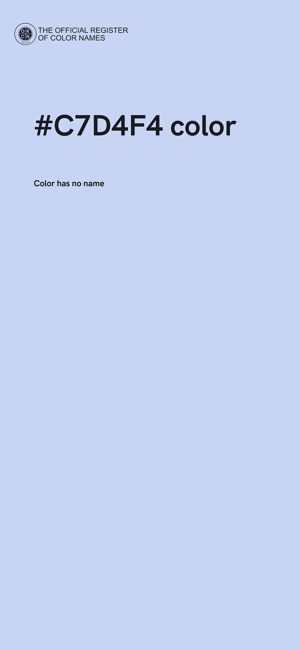 #C7D4F4 color image