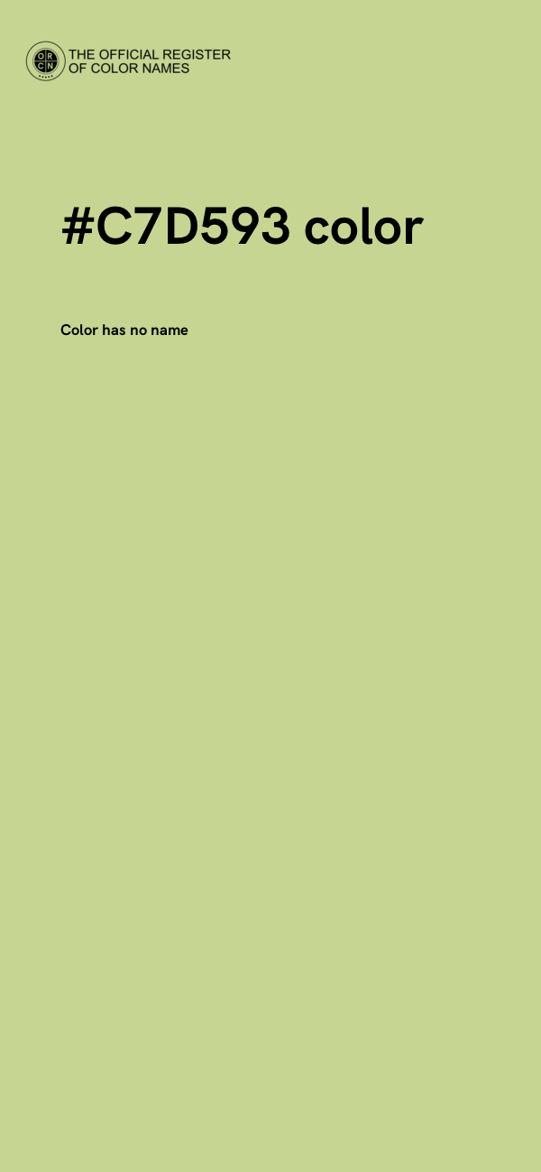 #C7D593 color image
