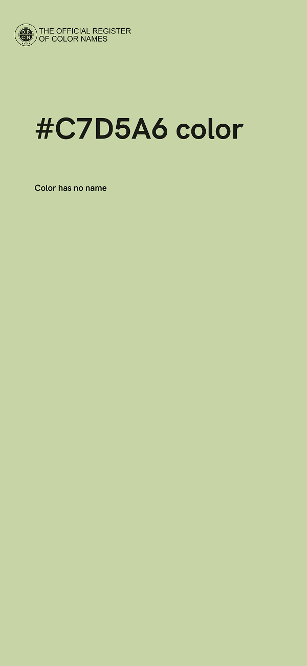 #C7D5A6 color image