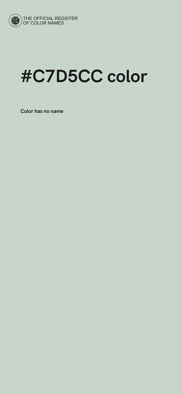 #C7D5CC color image