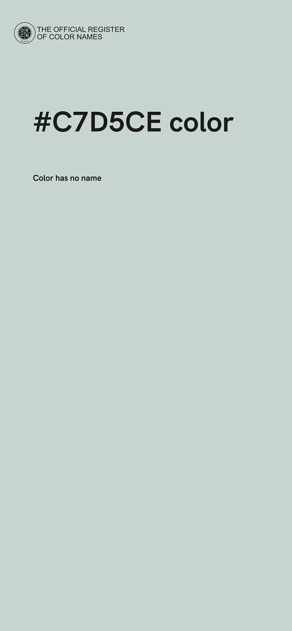 #C7D5CE color image