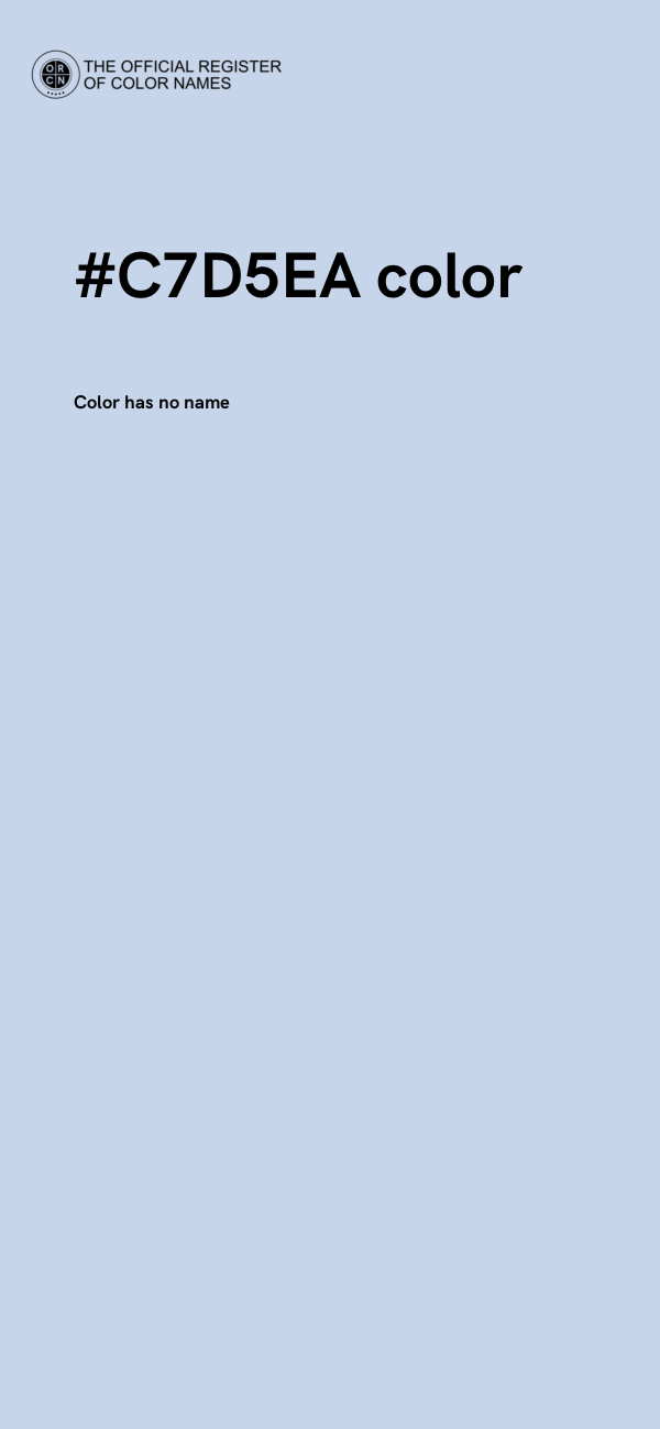 #C7D5EA color image