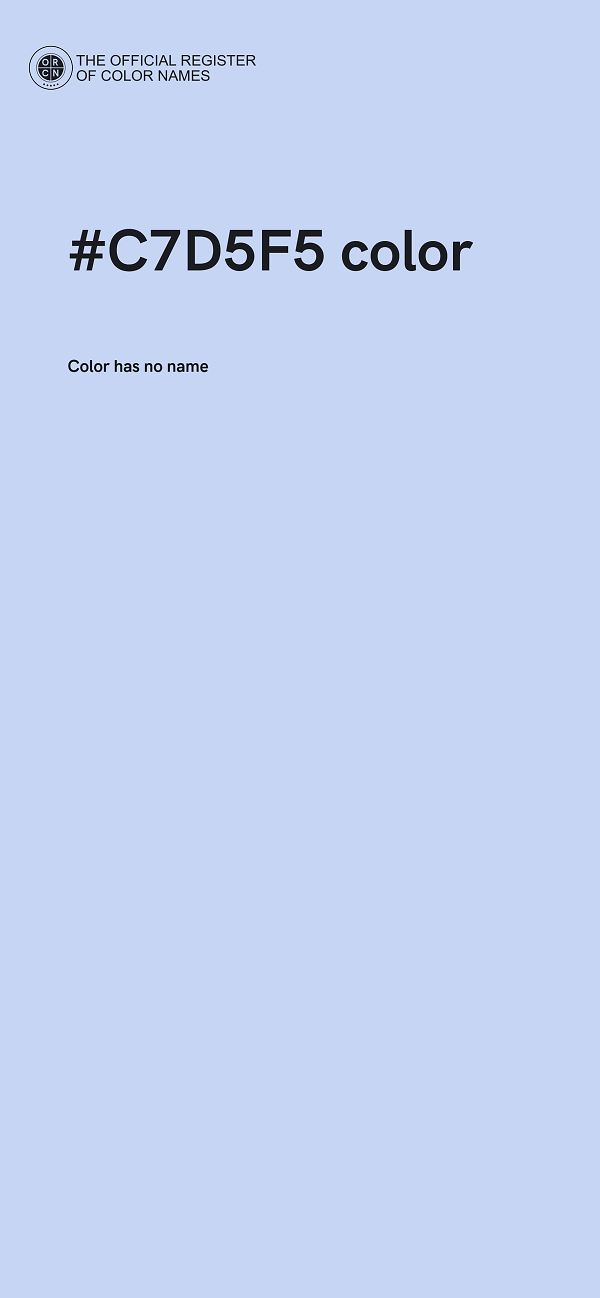 #C7D5F5 color image