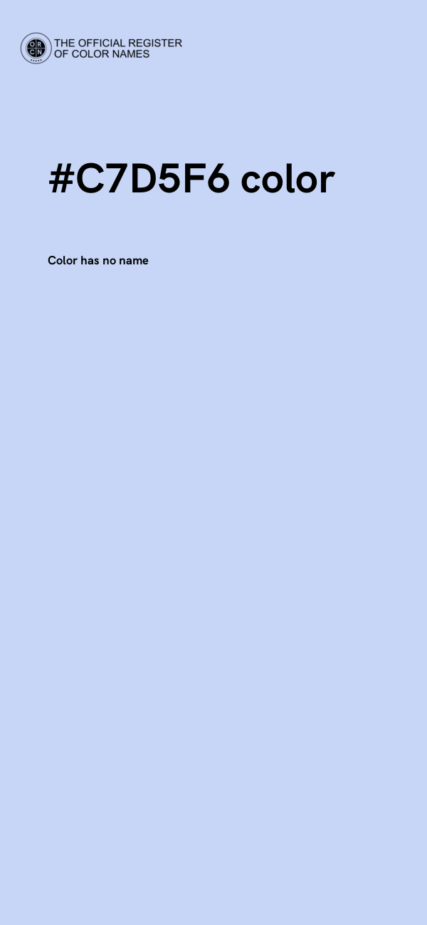 #C7D5F6 color image
