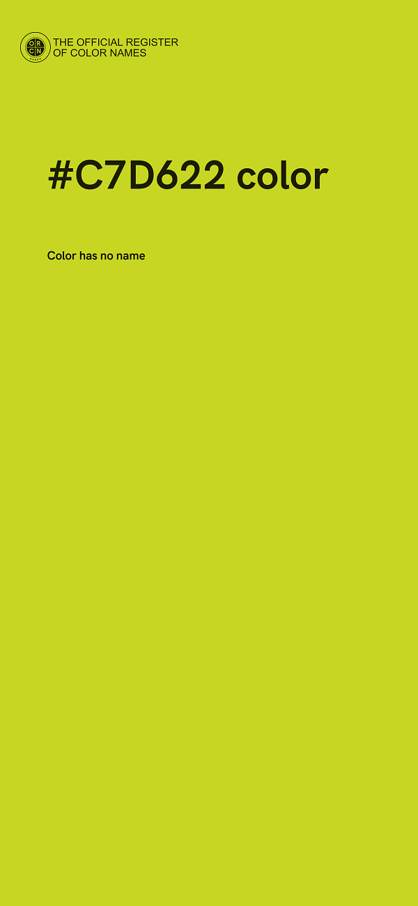 #C7D622 color image