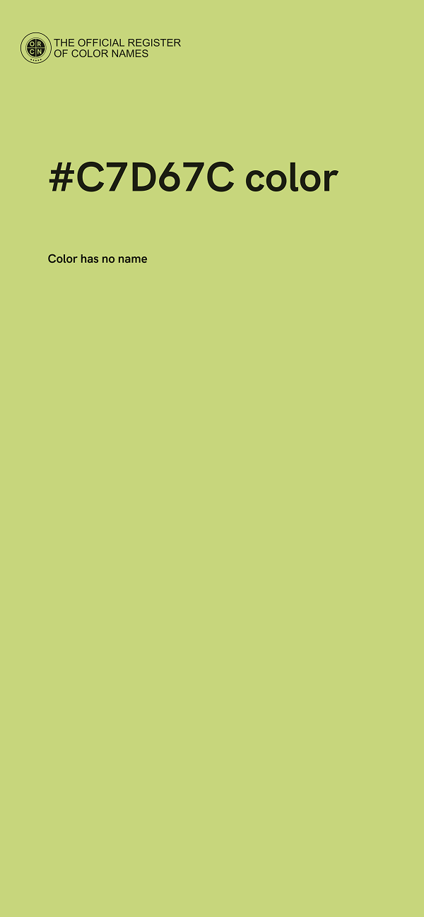 #C7D67C color image