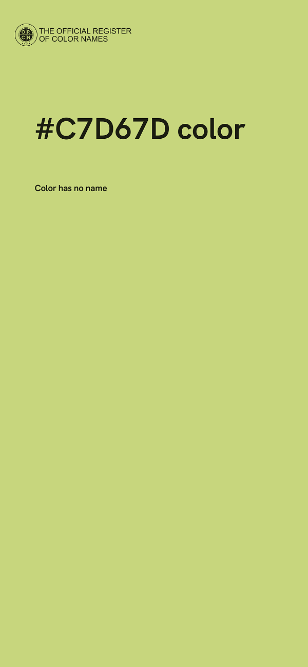 #C7D67D color image