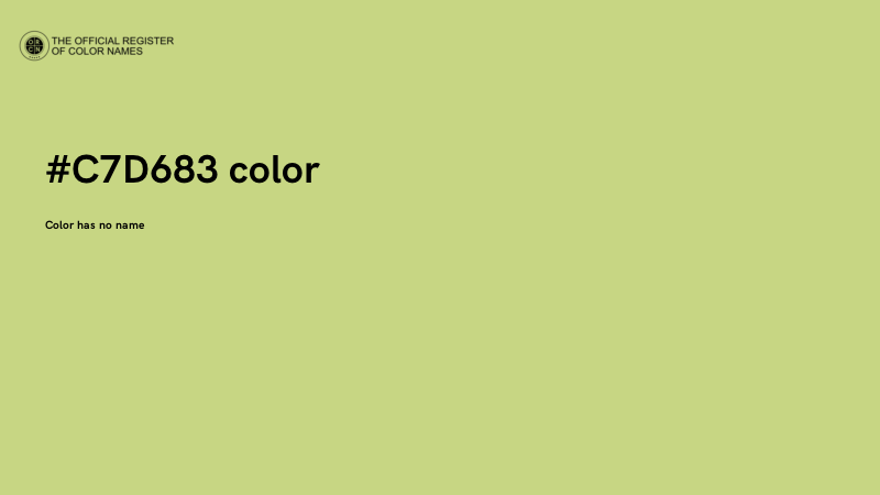 #C7D683 color image