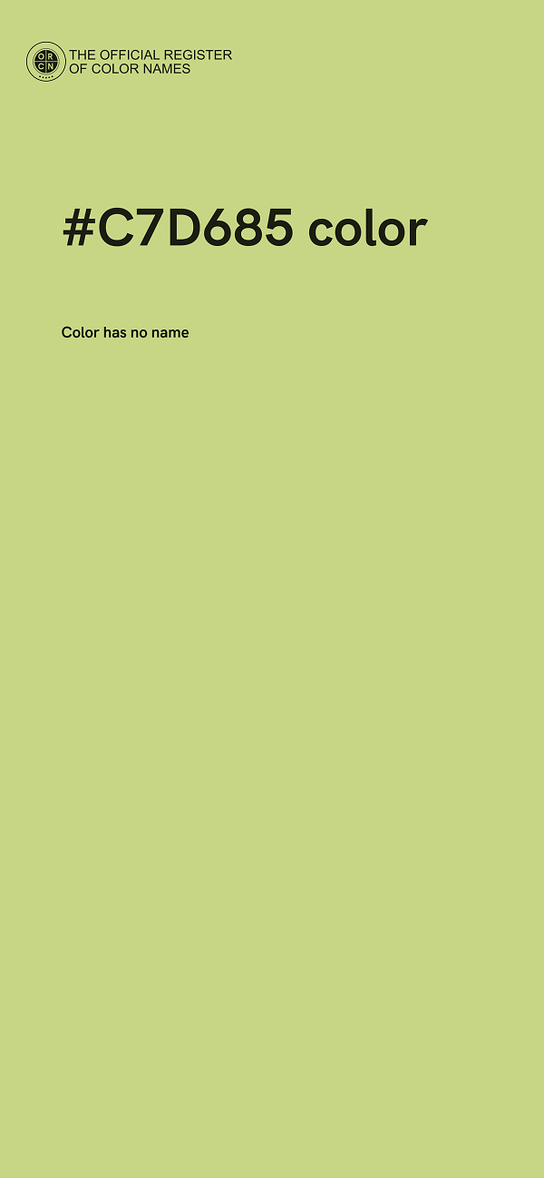 #C7D685 color image