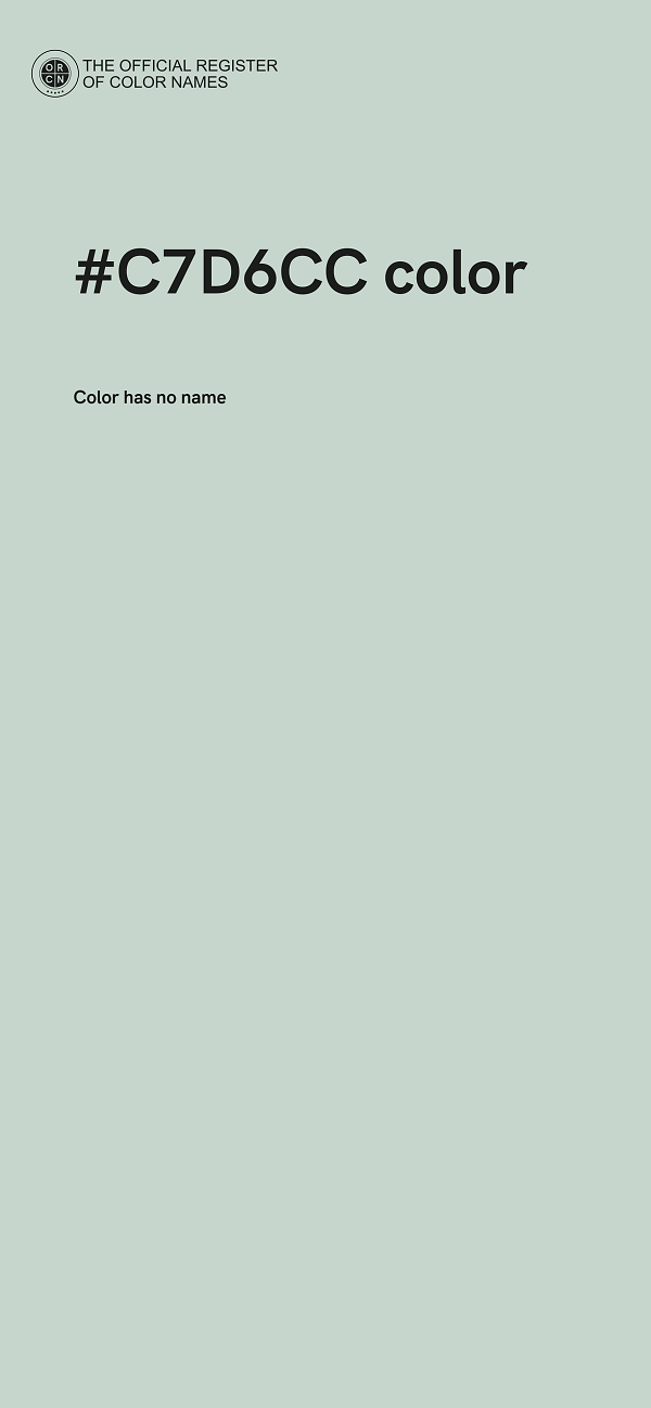 #C7D6CC color image