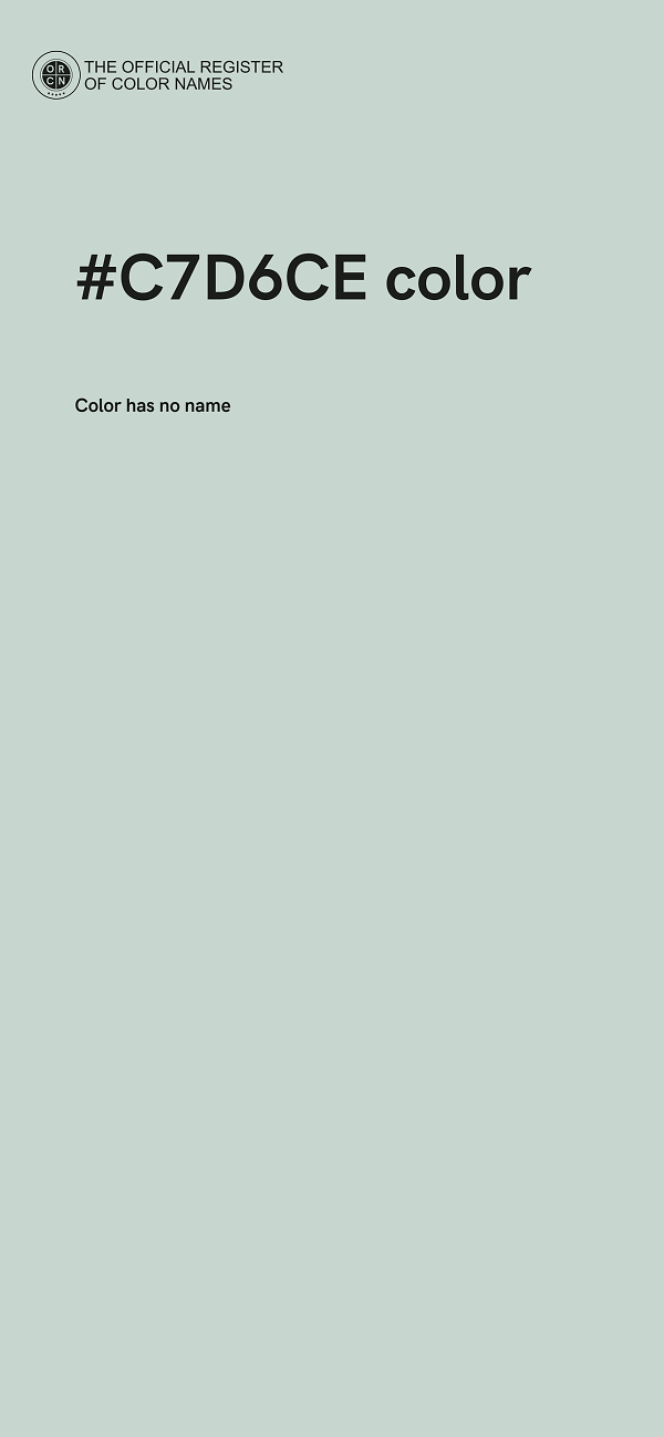 #C7D6CE color image
