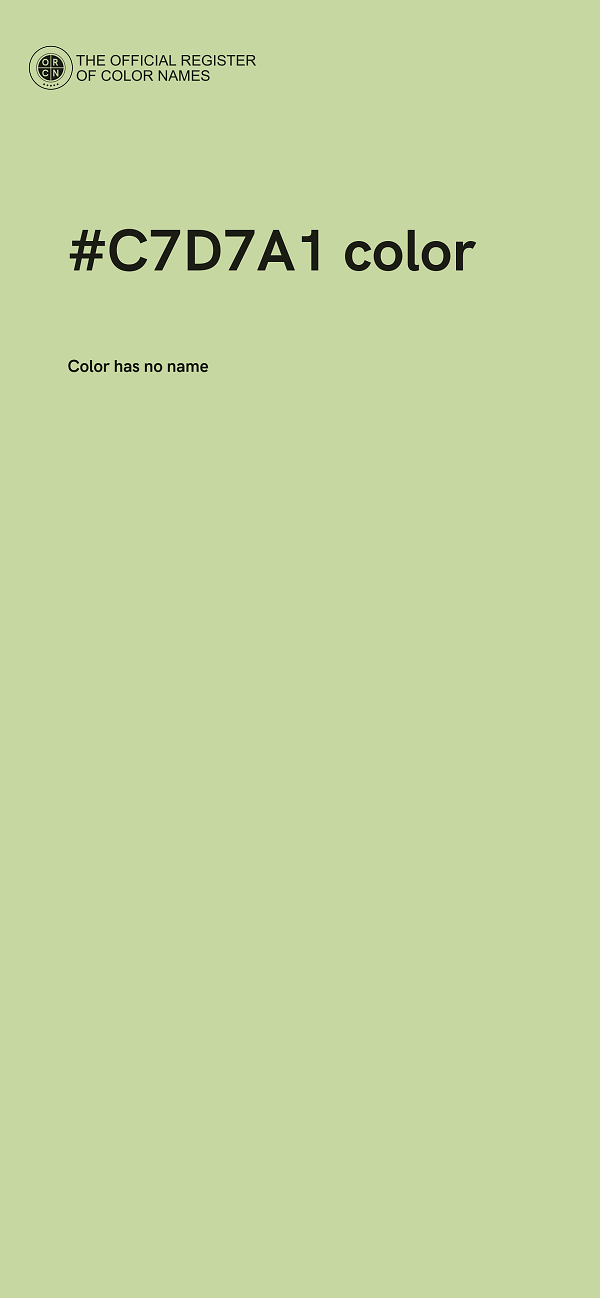 #C7D7A1 color image