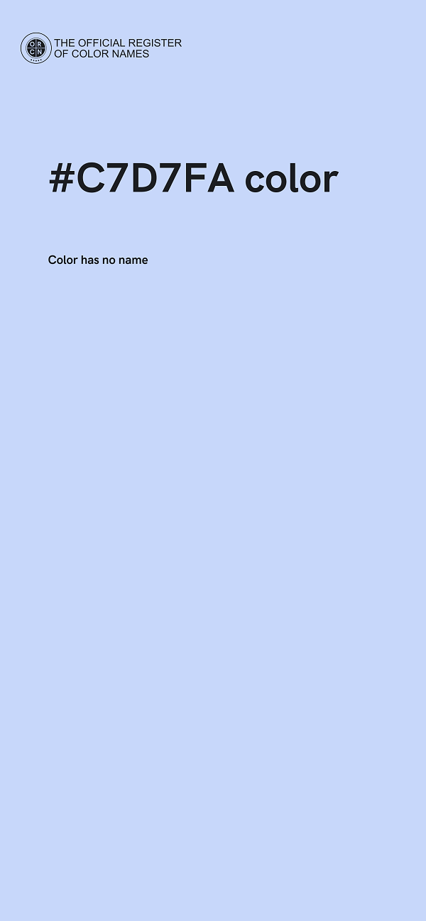 #C7D7FA color image