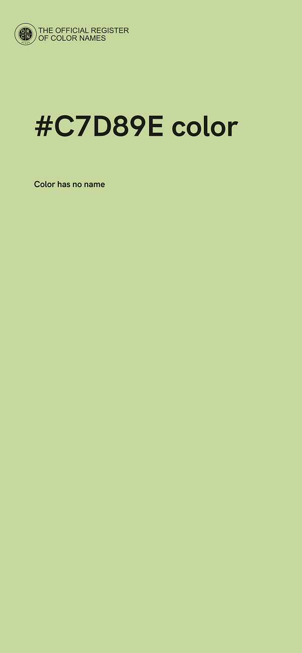 #C7D89E color image