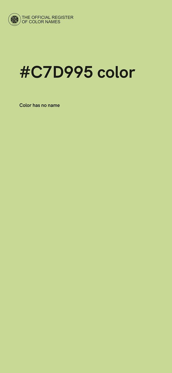 #C7D995 color image