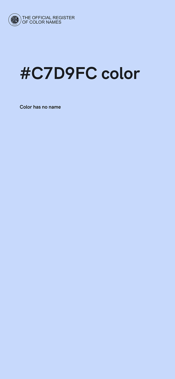 #C7D9FC color image