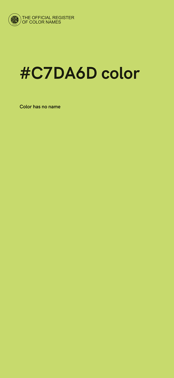 #C7DA6D color image