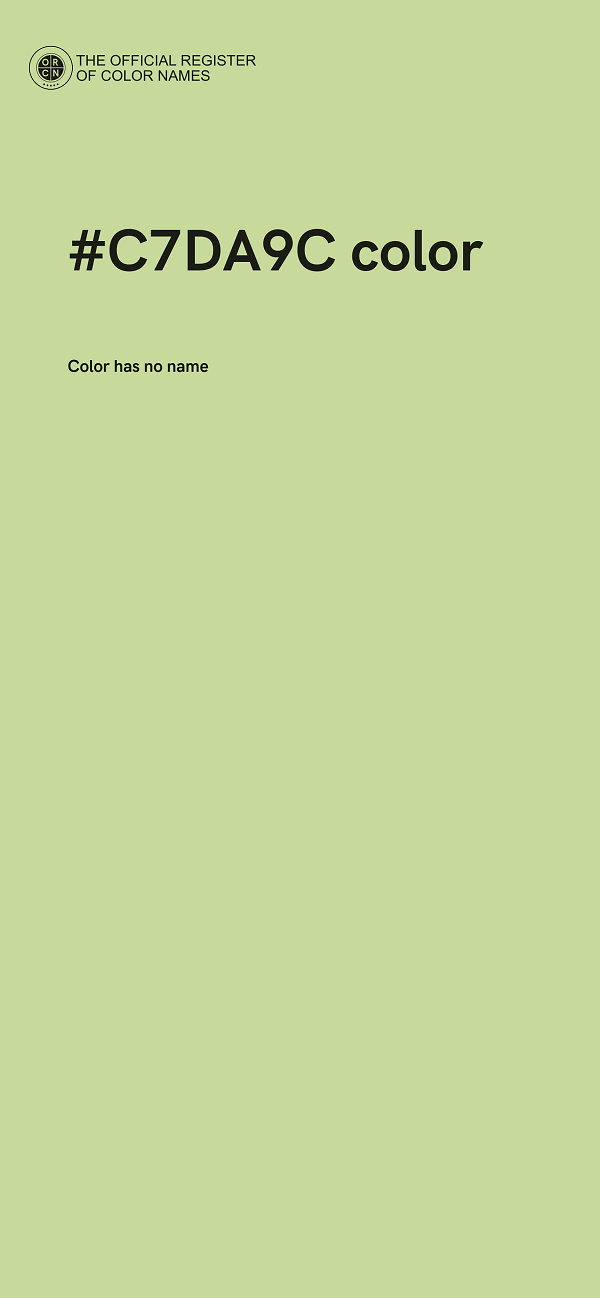 #C7DA9C color image