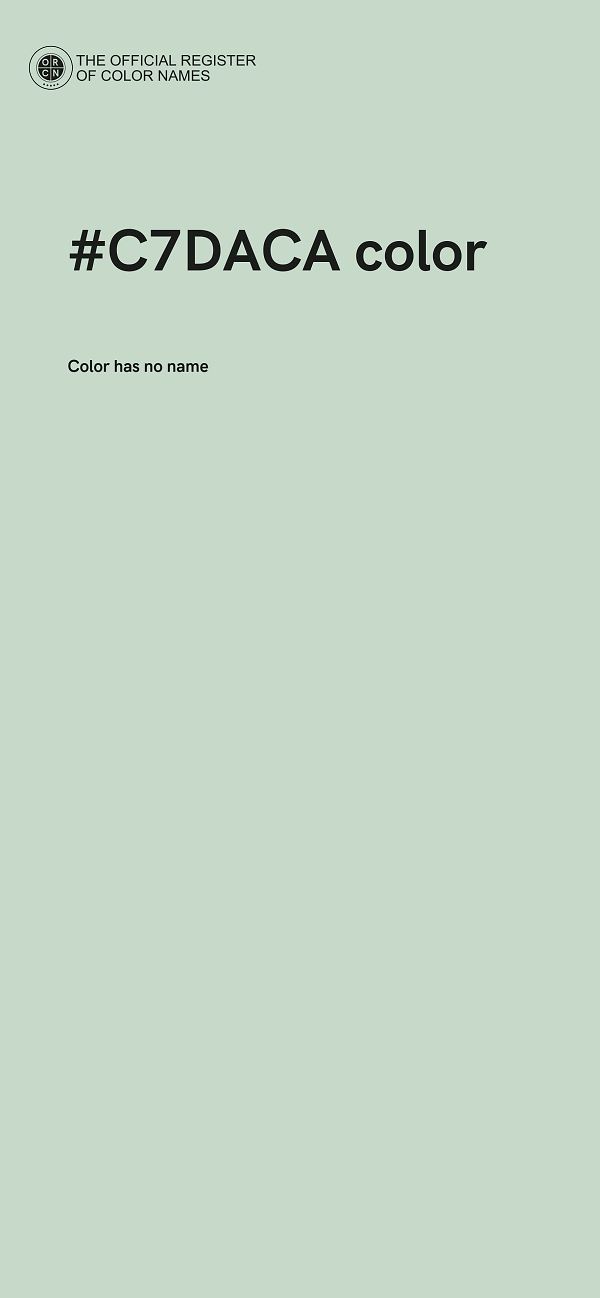 #C7DACA color image