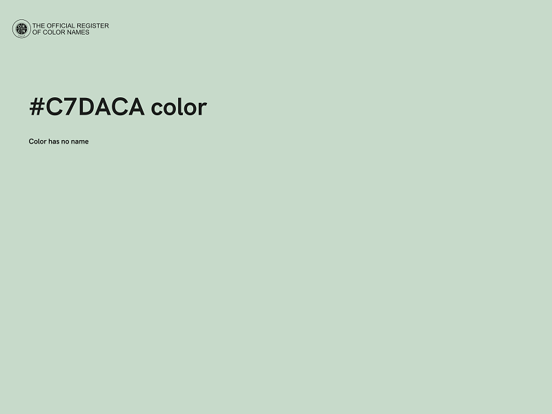 #C7DACA color image