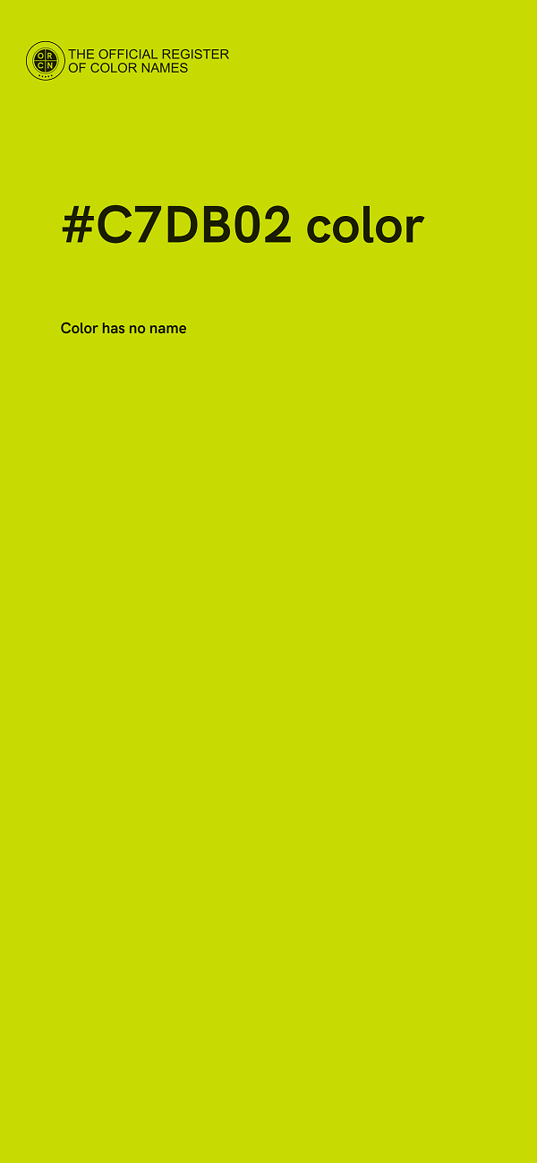 #C7DB02 color image