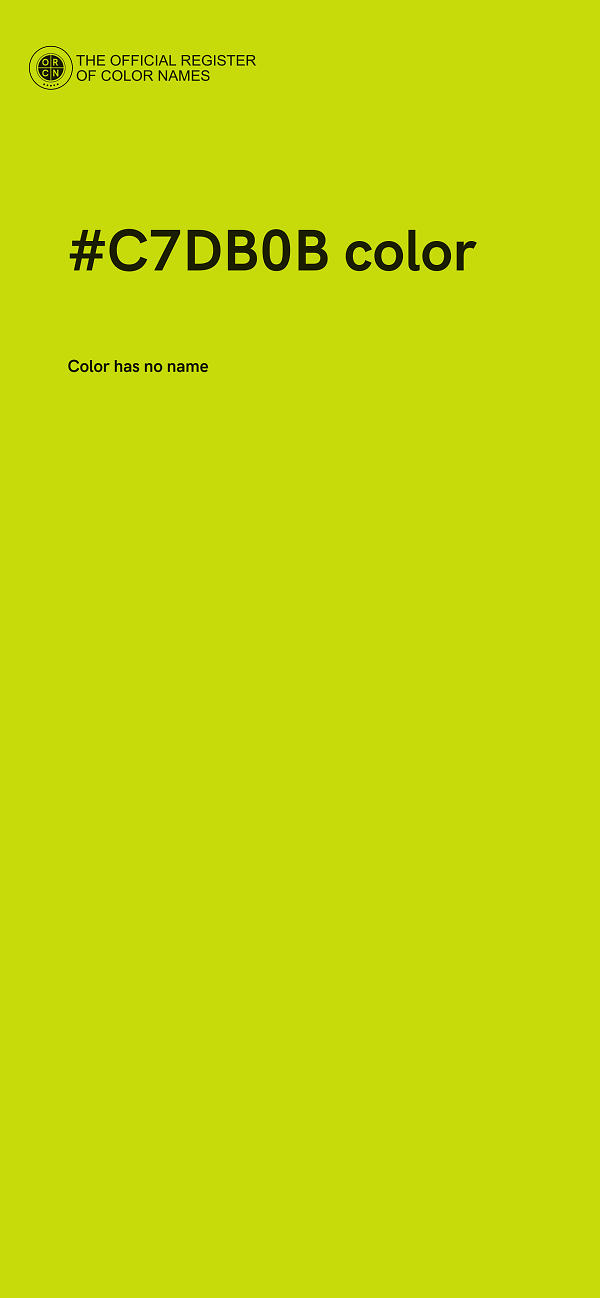 #C7DB0B color image