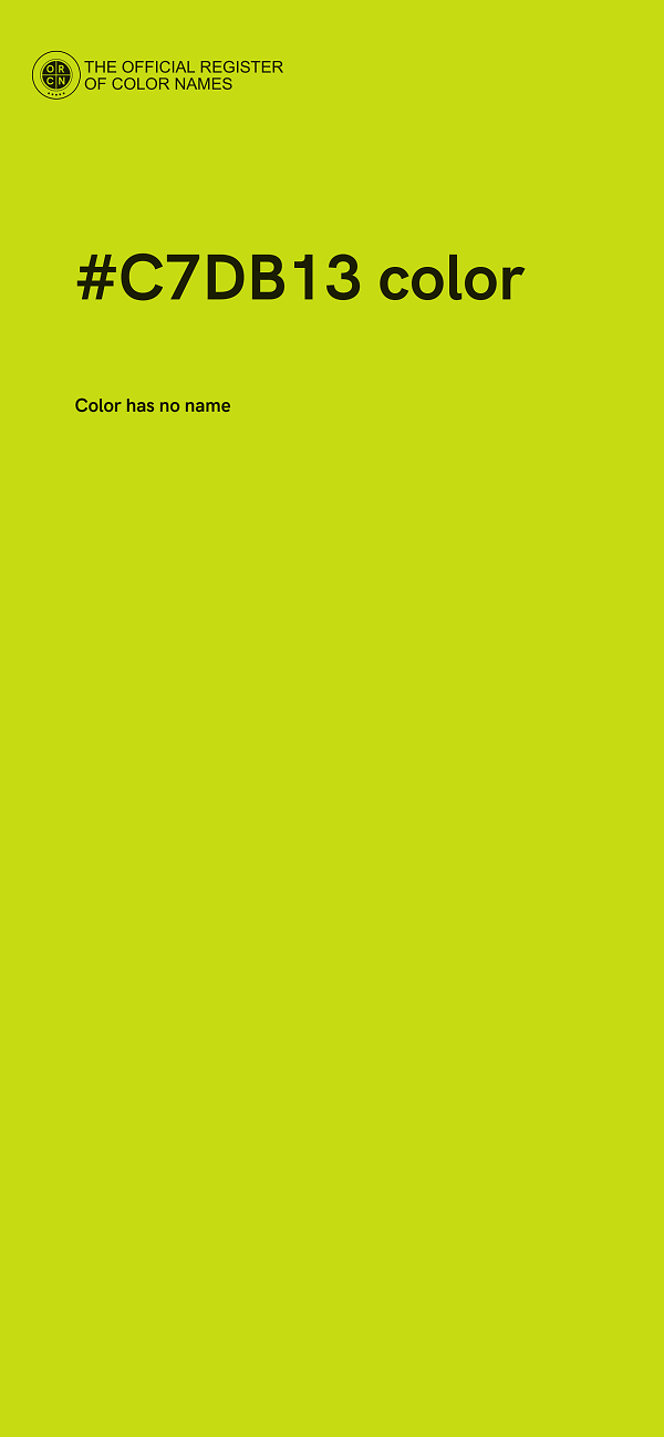 #C7DB13 color image