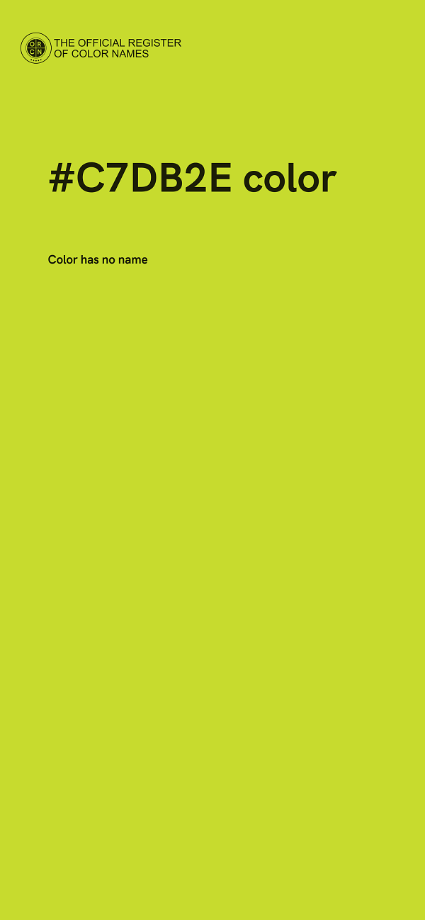 #C7DB2E color image