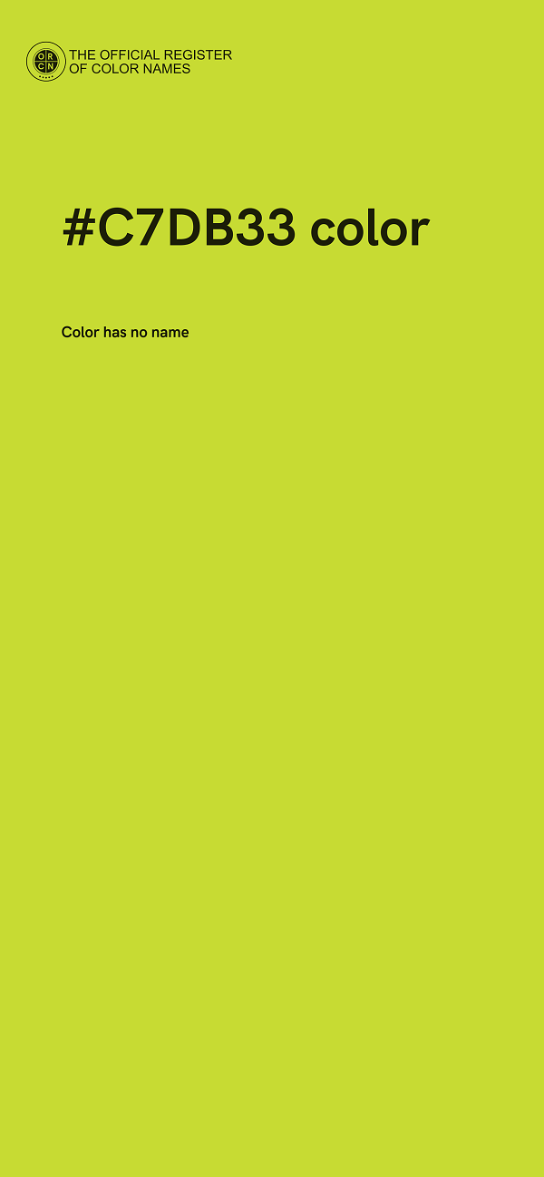 #C7DB33 color image