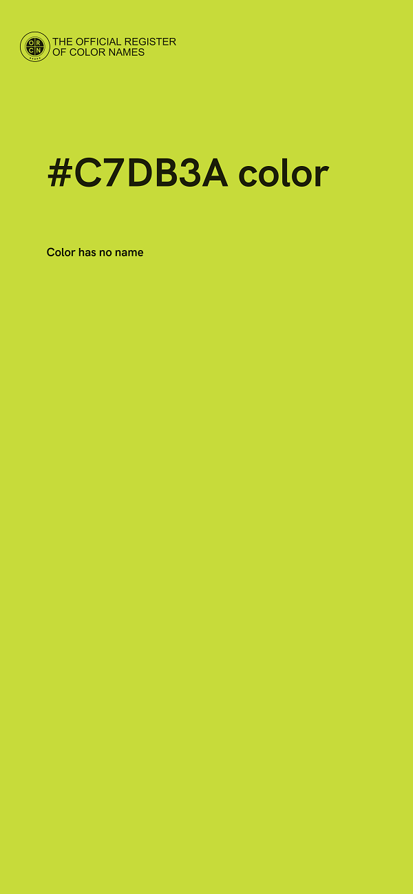 #C7DB3A color image