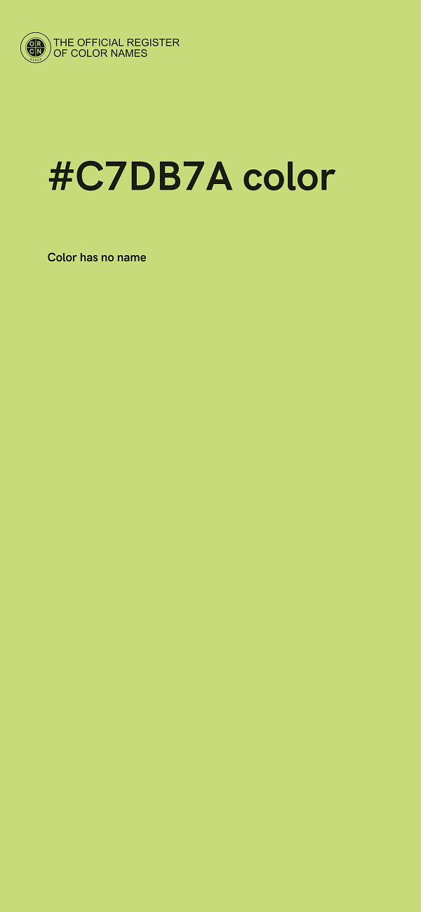 #C7DB7A color image