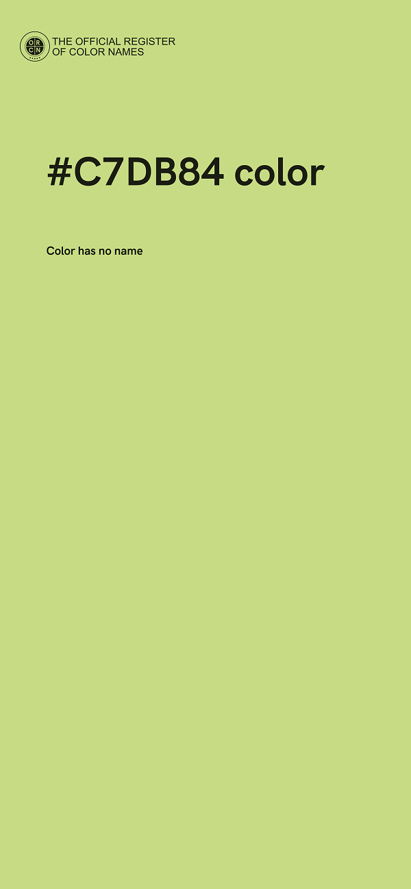 #C7DB84 color image