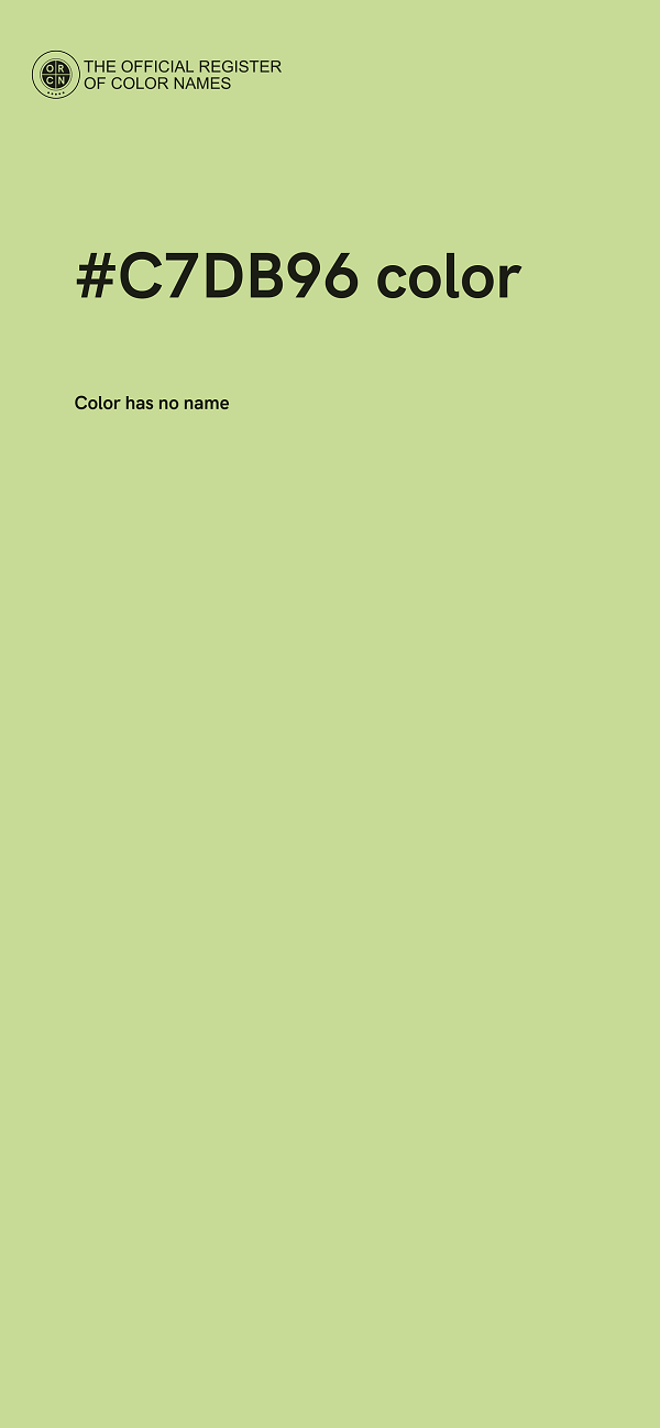 #C7DB96 color image