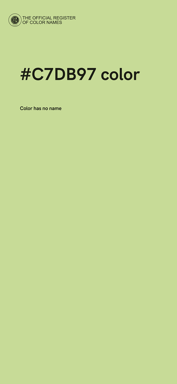 #C7DB97 color image
