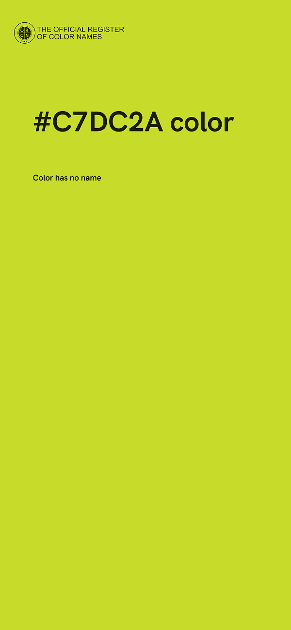 #C7DC2A color image
