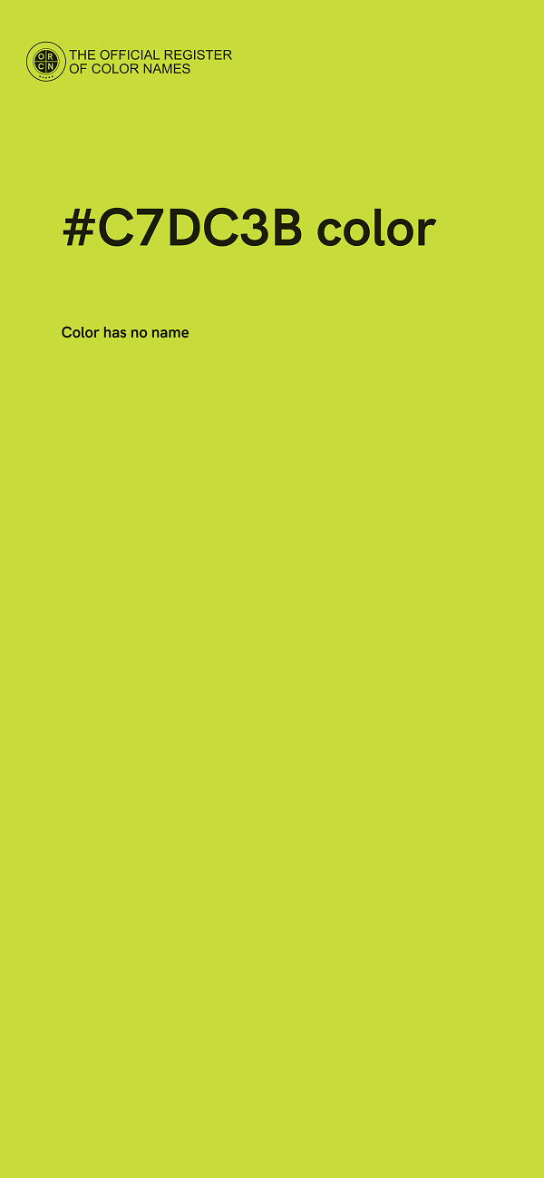 #C7DC3B color image