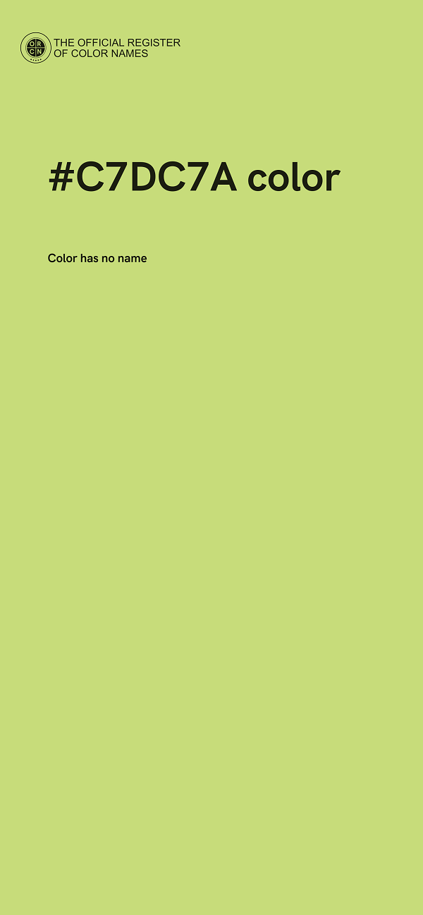 #C7DC7A color image