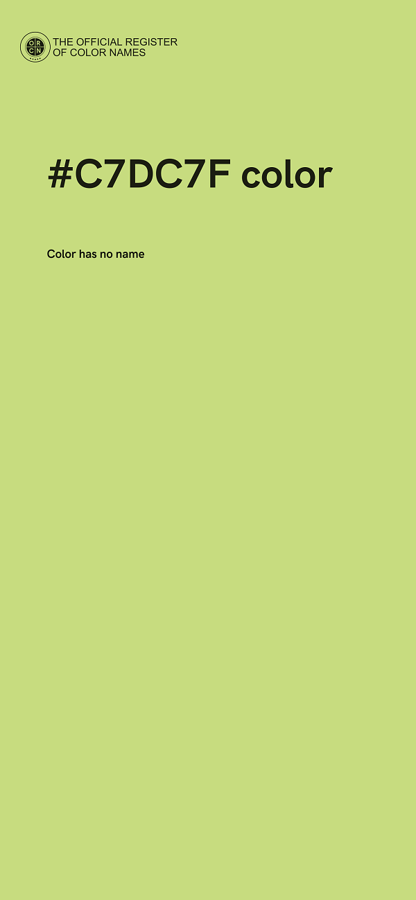 #C7DC7F color image