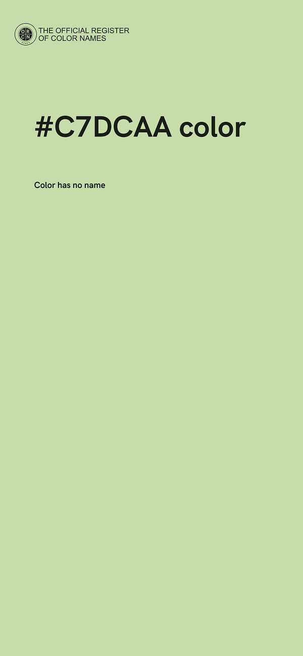 #C7DCAA color image