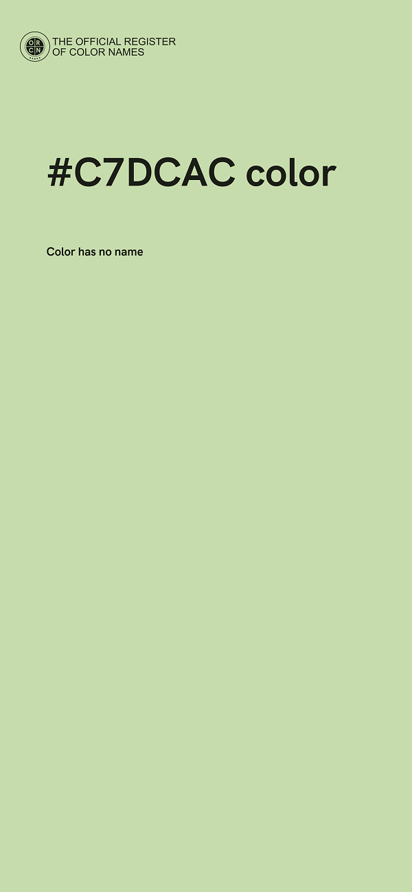#C7DCAC color image