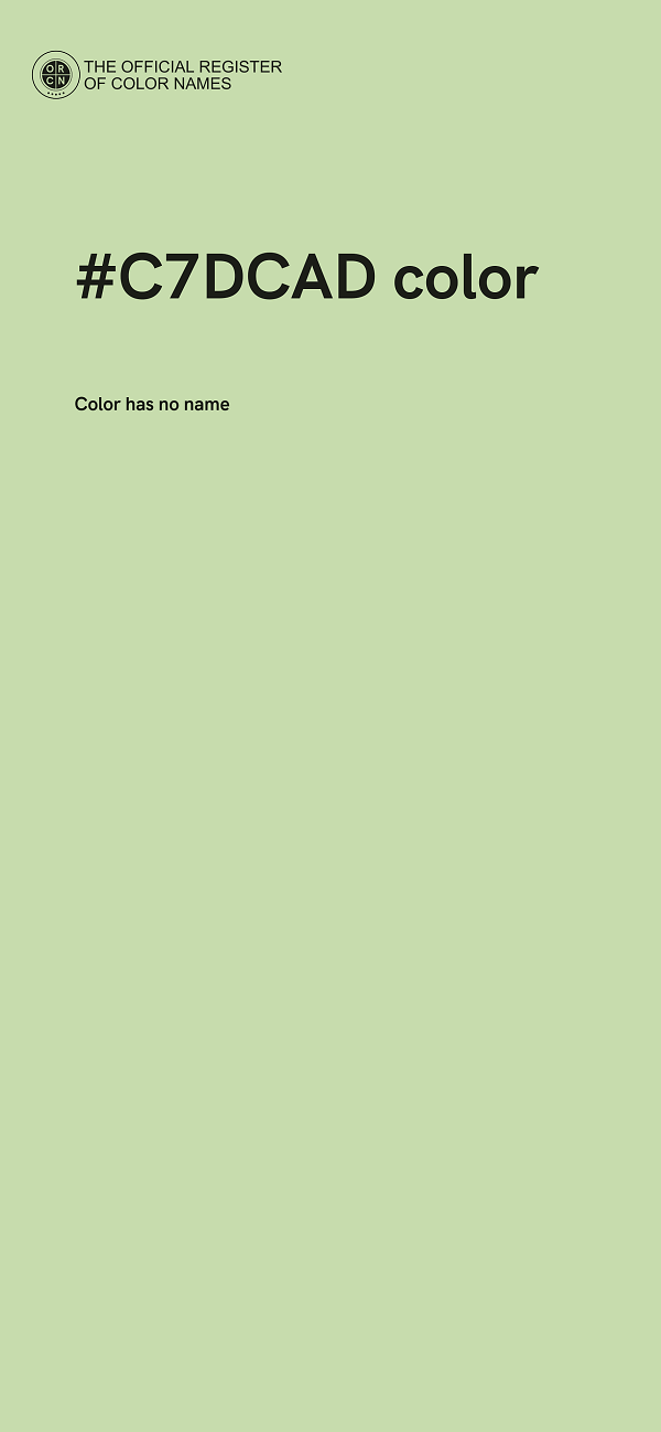 #C7DCAD color image