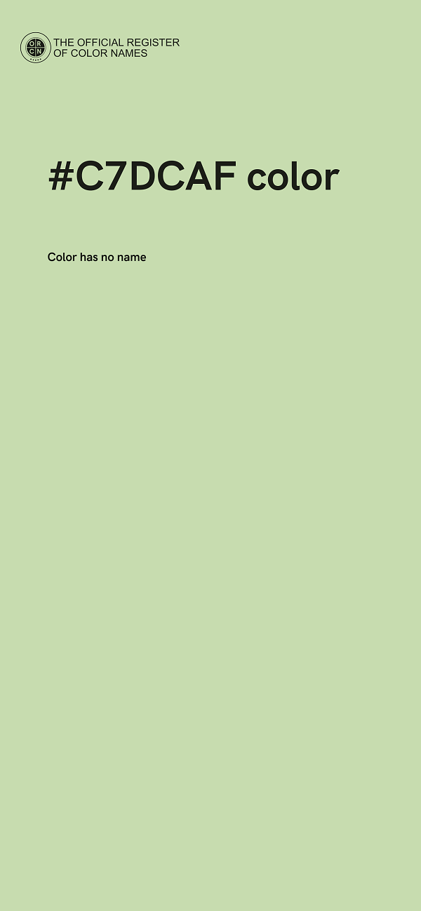 #C7DCAF color image