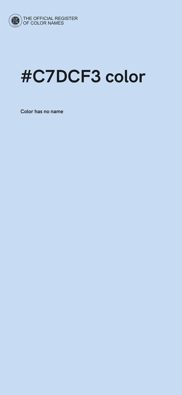#C7DCF3 color image