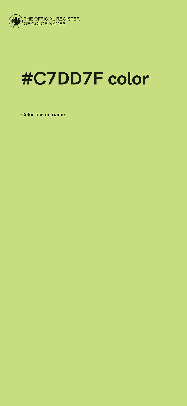 #C7DD7F color image