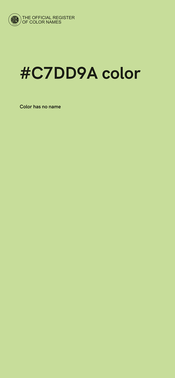 #C7DD9A color image